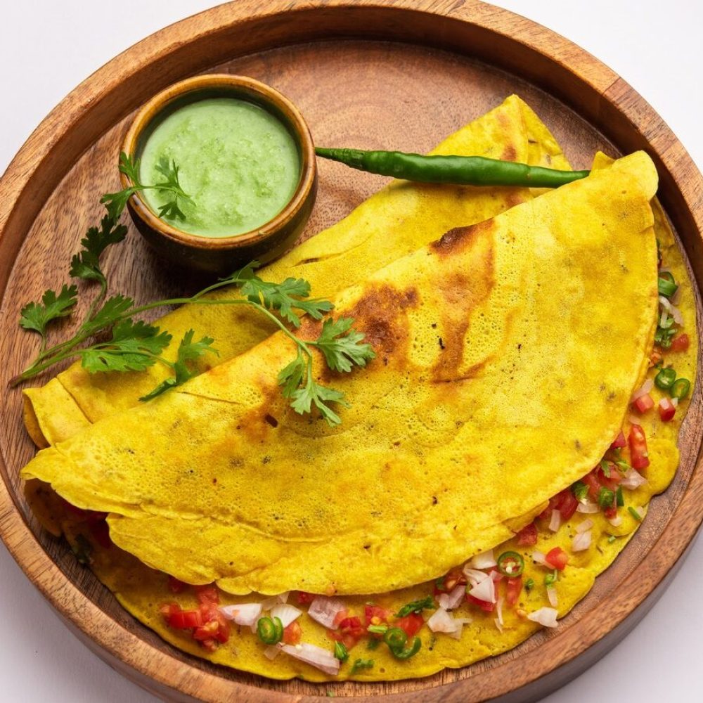 Cheela,,Chilla,Or,Chila,Is,A,Rajasthani,Breakfast,Dish,Generally